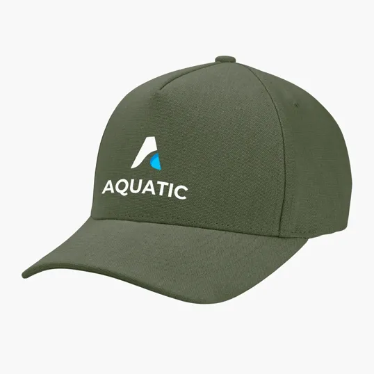 AWARE™ Recycled Cotton Cap with Leatherette Backstrap — view 8