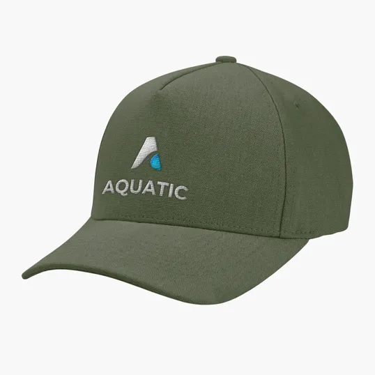 AWARE™ Recycled Cotton Cap with Leatherette Backstrap — view 4
