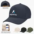 AWARE™ Recycled Cotton Cap with Leatherette Backstrap