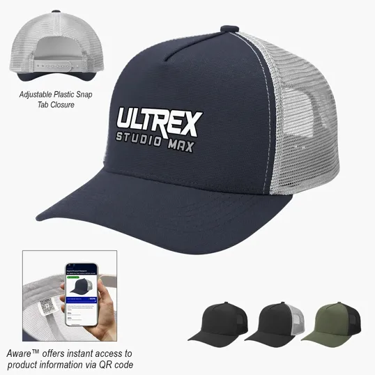 AWARE™ Recycled Cotton Mesh Back Cap — view 5