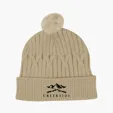 Courtney Cable Knit rPET Pom Beanie — view 5