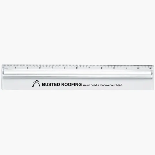 Plastic 12" Ruler with Magnifying Glass — view 4