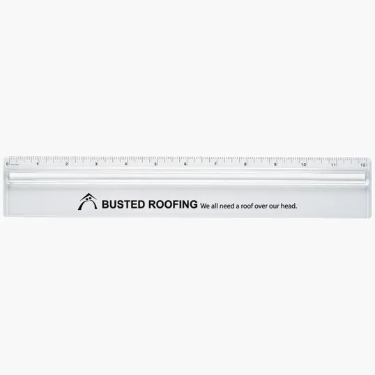 Plastic 12" Ruler with Magnifying Glass — view 5