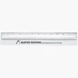 Plastic 12" Ruler with Magnifying Glass — view 4