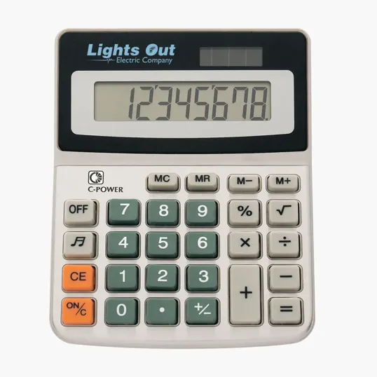 Desk Calculator with 8-Digit Display