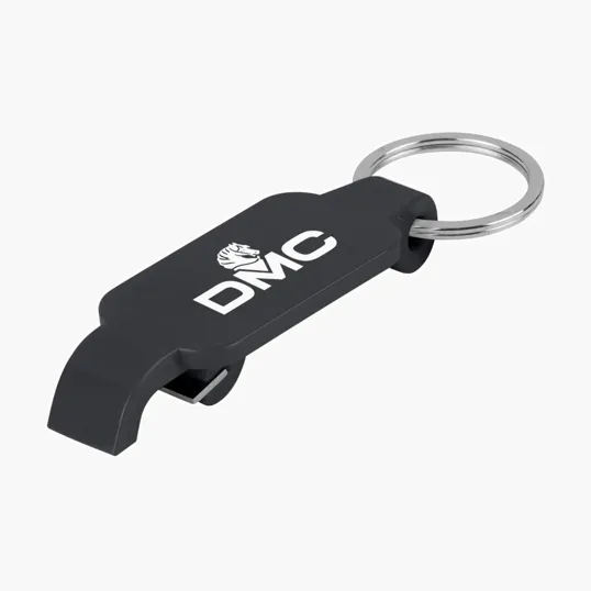 Slim Bottle Opener with Split Ring