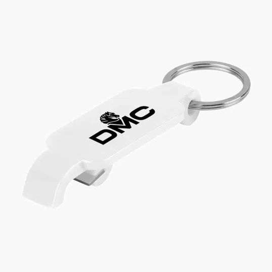 Slim Bottle Opener with Split Ring — view 3
