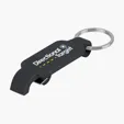 Slim Bottle Opener with Split Ring — view 5