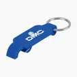 Slim Bottle Opener with Split Ring — view 2