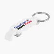 Slim Bottle Opener with Split Ring — view 7