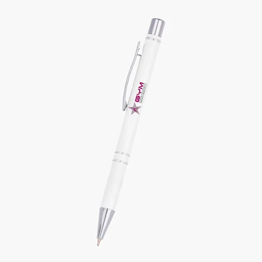 Pro-Writer Aluminum Plunger Action Pen — view 3