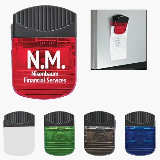 Wide Rectangle Clip with Magnet and Rubber Grip