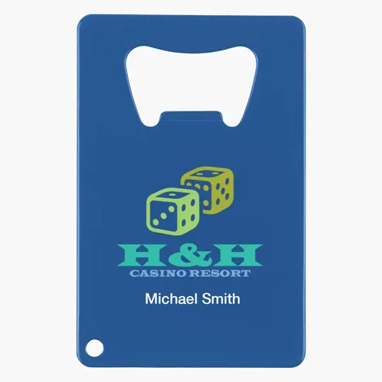 Credit Card Shaped Bottle Opener — view 4