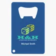 Credit Card Shaped Bottle Opener — view 4