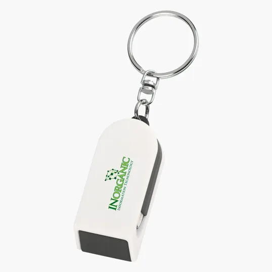Phone Stand and Screen Cleaner Combo Key Chain — view 3