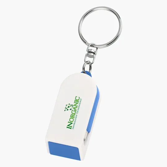 Phone Stand and Screen Cleaner Combo Key Chain — view 4
