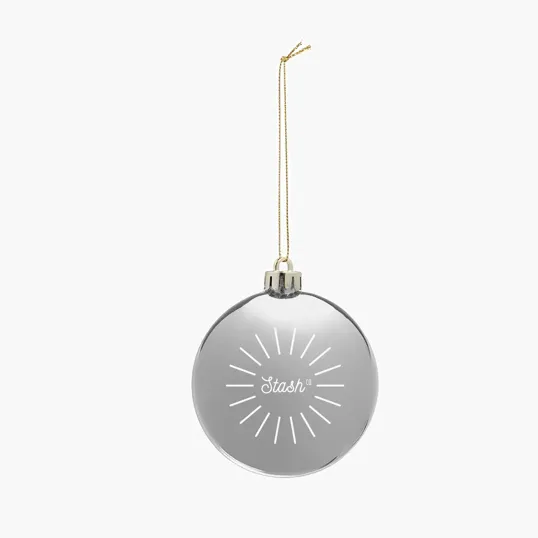 Chrome Round Disk Ornament — view 7