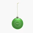 Chrome Round Disk Ornament — view 4