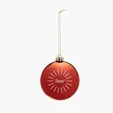 Chrome Round Disk Ornament — view 6
