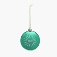 Chrome Round Disk Ornament — view 8