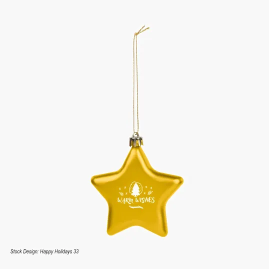 Star Ornament, Shatter-Resistant Polypropylene — view 3