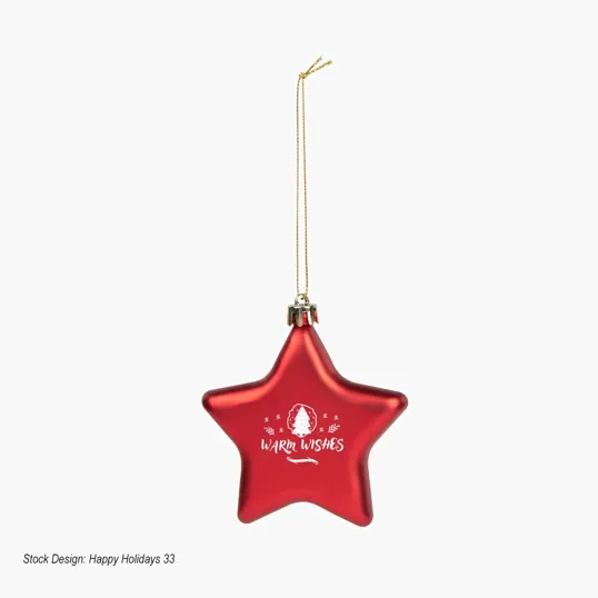 Star Ornament, Shatter-Resistant Polypropylene — view 5