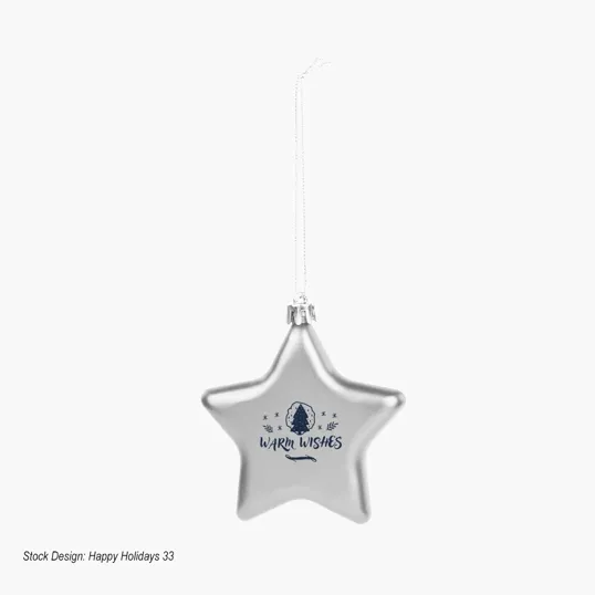 Star Ornament, Shatter-Resistant Polypropylene — view 6