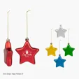 Star Ornament, Shatter-Resistant Polypropylene