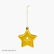Star Ornament, Shatter-Resistant Polypropylene — view 3