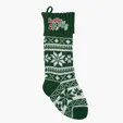 Holiday Stocking with Festive Snowflake Design — view 4