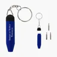 Mini Tool Keychain Kit with Screwdrivers and Star Bit — view 3