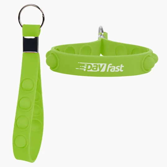 Push Pop Stress Reliever Keychain — view 3