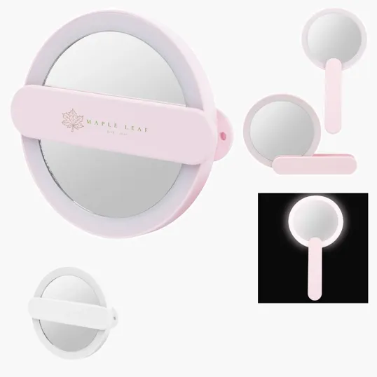 LED Mirror With Swivel Handle — view 3