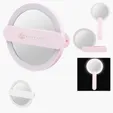 LED Mirror With Swivel Handle — view 3