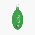 Fidget Keychain with Double-Sided Rolling Ball — view 3