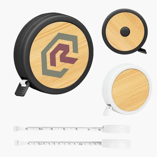 Bamboo Tape Measure, 5-Foot Retractable — view 5