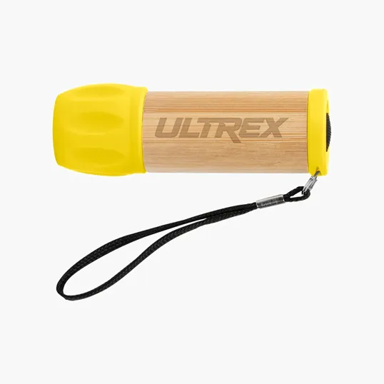 Bamboo Flashlight with 9 LED Lights — view 2