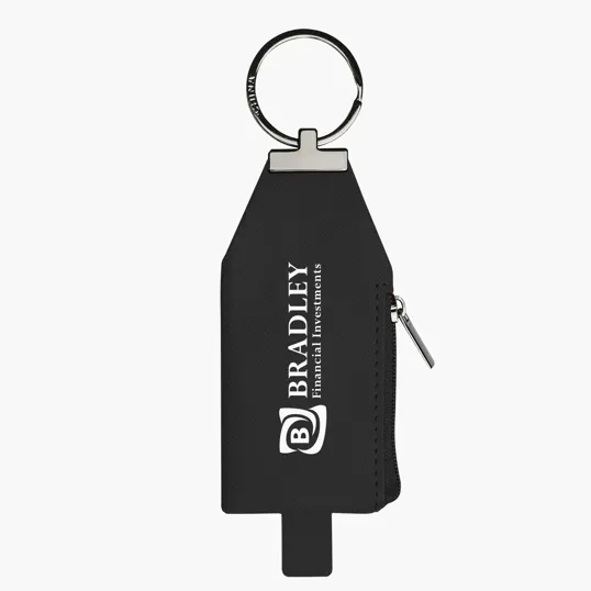 Harley Leatherette Pouch Key Tag — view 2