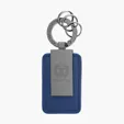 Leatherette Carabiner Clip Key Tag — view 4