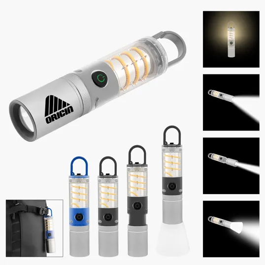 LED Lantern Flashlight With Carabiner — view 4