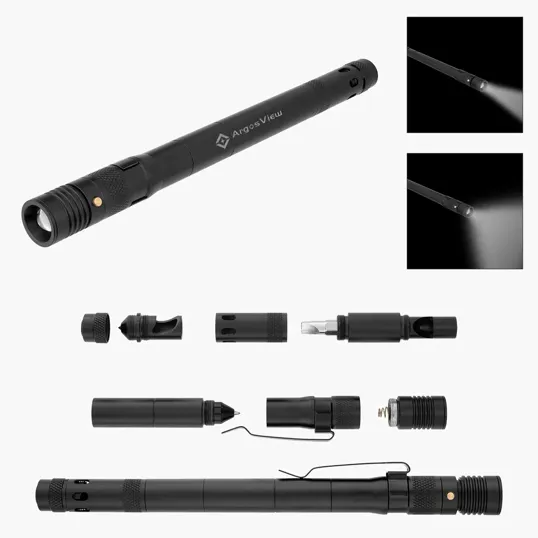 7-In-1 Emergency Multi Tool with LED Flashlight
