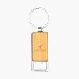 Bristol Bamboo Key Tag with Bottle Opener — view 3