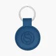 Hue Pop Leatherette Key Tag — view 4