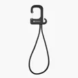Stretch Cord Hook with Carabiner — view 2