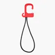 Stretch Cord Hook with Carabiner — view 7