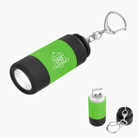 Rechargeable LED Light Key Chain — view 3