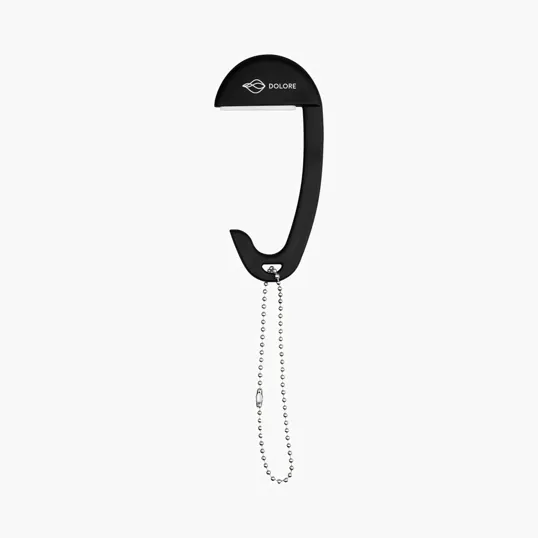 Tabletop Bag Hanger with Ball and Chain — view 2