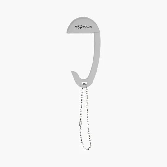 Tabletop Bag Hanger with Ball and Chain — view 3
