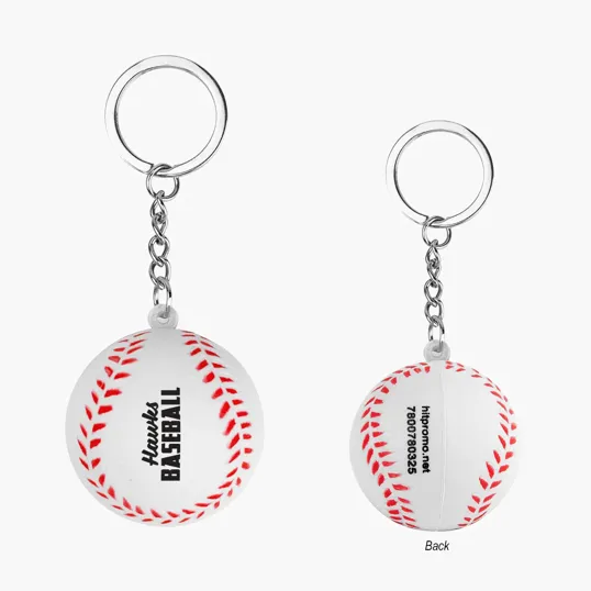 Baseball Stress Reliever Keychain