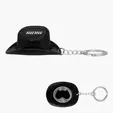 Cowboy Hat Bottle Opener Keychain — view 2